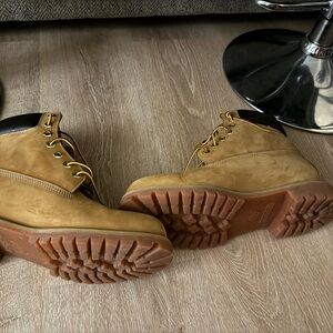 Timberland boots.